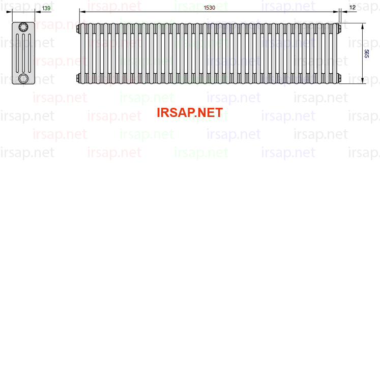 Радиатор IRSAP Tesi 40565/34 T23 CL 01